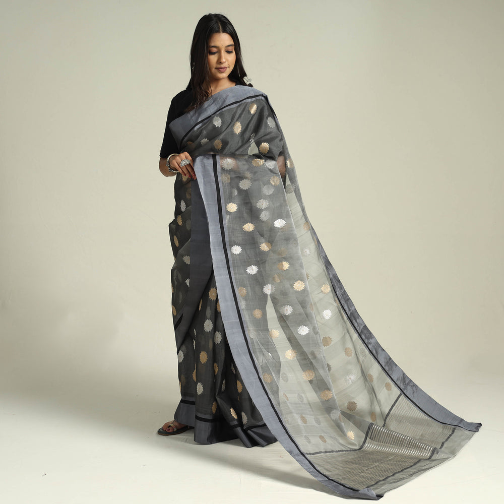 chanderi silk saree