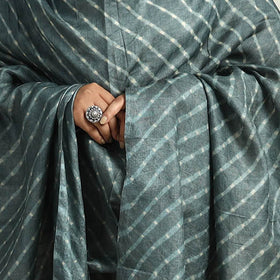  Traditional Tie & Dye Tussar Silk Leheriya Dupatta