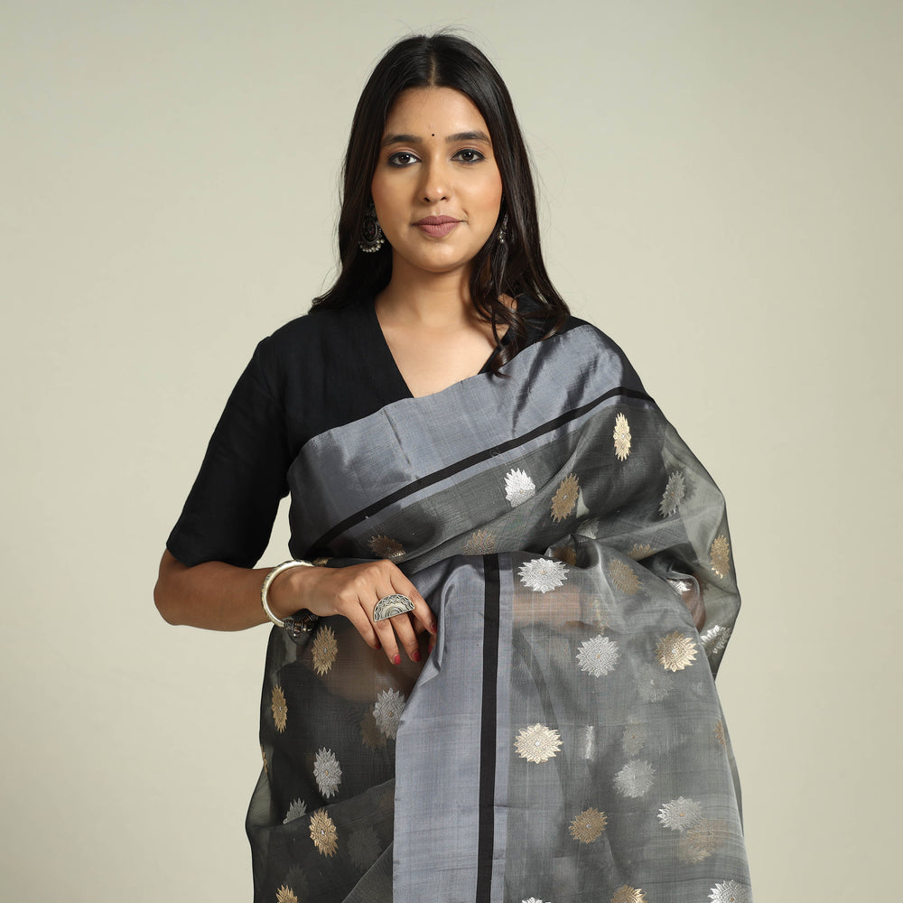 chanderi silk saree