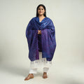 Traditional Tie & Dye Tussar Silk Leheriya Dupatta