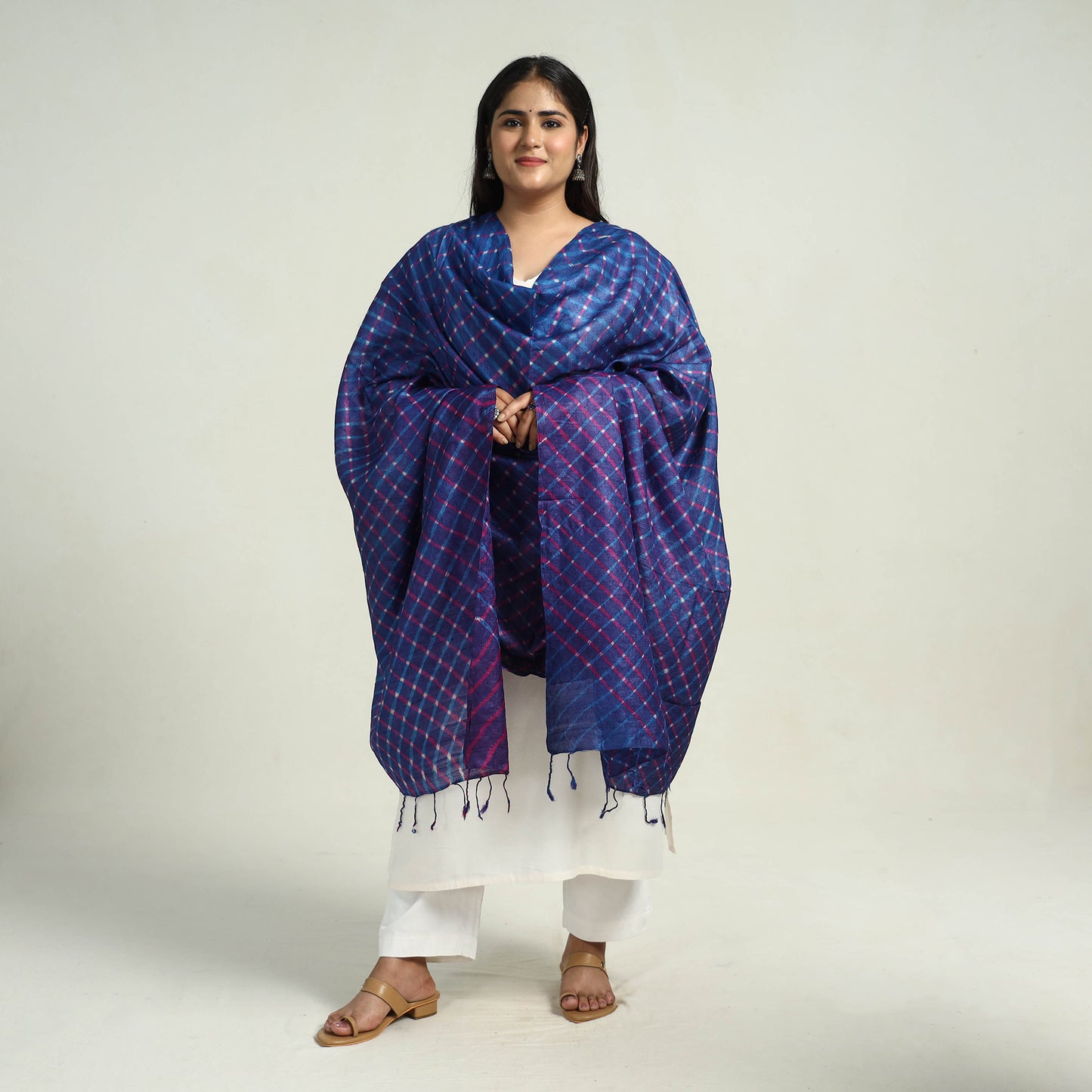 Leheriya Silk Dupatta