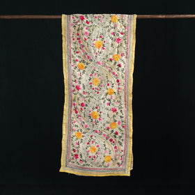 Ranihati Chanderi Silk Hand Embroidered Stole 96