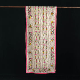 Ranihati Chanderi Silk Hand Embroidered Stole 94