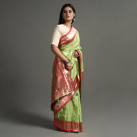 Green - Paithani Weave Silk Saree 05