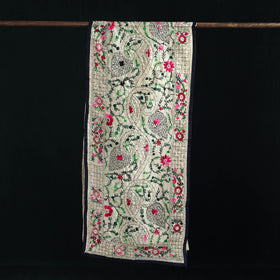 Ranihati Chanderi Silk Hand Embroidered Stole 91