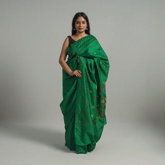 Kantha Embroidery Saree 