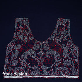 Bengal Kantha Hand Embroidered Cotton Blouse Piece 97