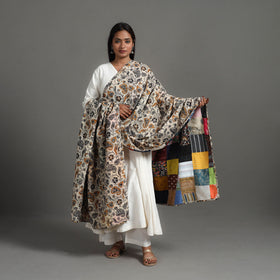 Multicolor - Reversible Block Print Cotton Patchwork Dupatta 13