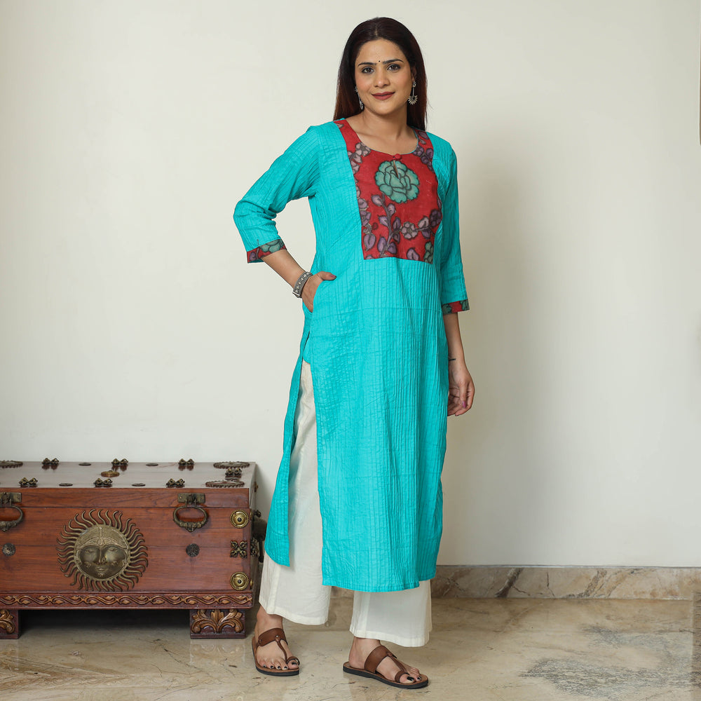 plain patchwork kurta 