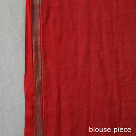 Red Elegant Tie & Dye Shibori Silk Saree Online in India