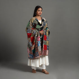 Multicolor - reversible cotton patchwork dupatta 14