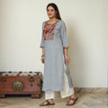 plain patchwork kurta 