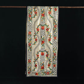 Ranihati Chanderi Silk Hand Embroidered Stole 80