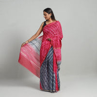 shibori silk saree