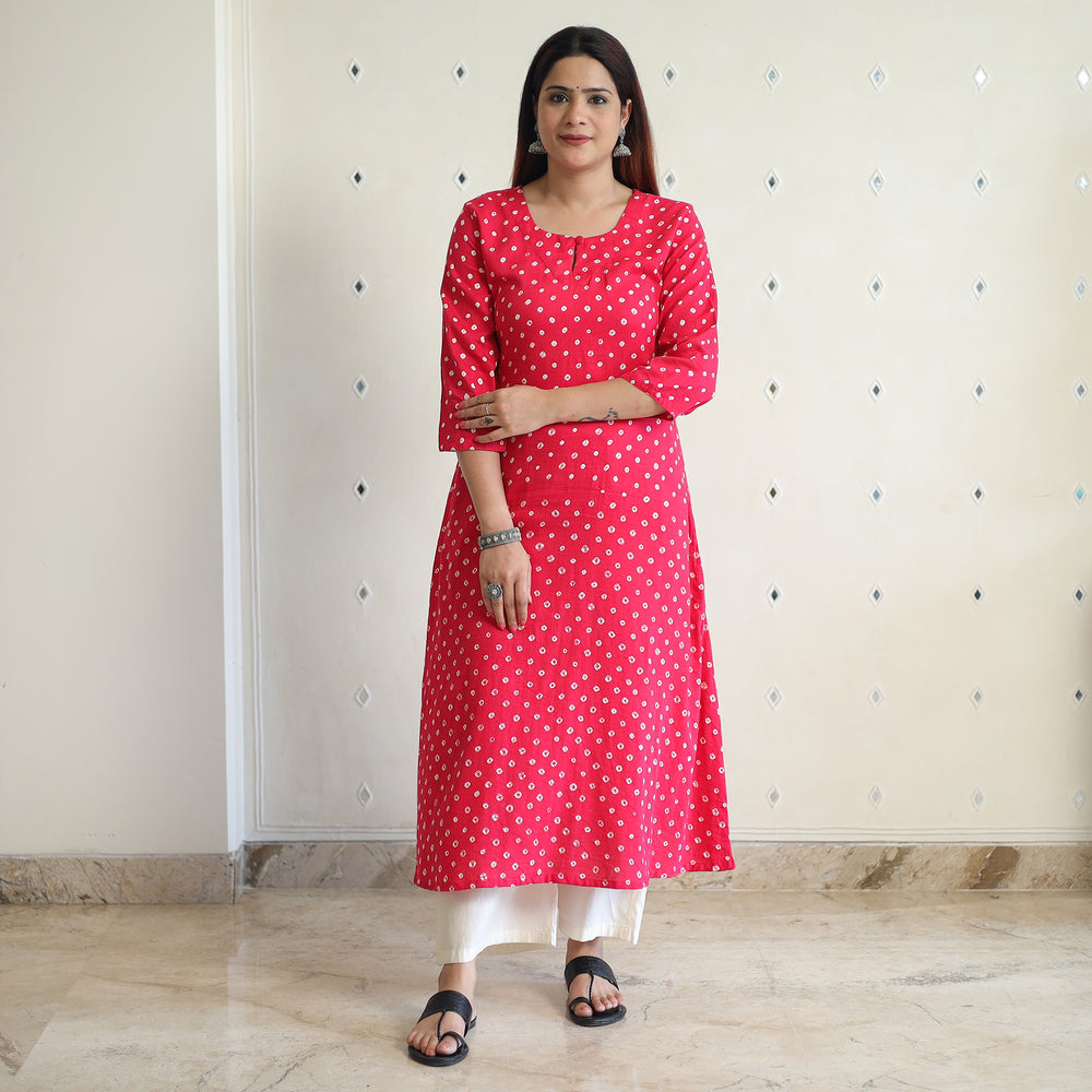 bandhani kurta