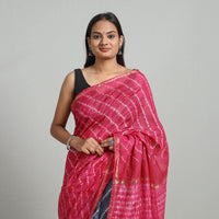 shibori silk saree