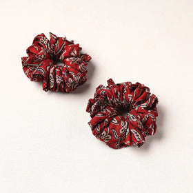Handmade Fabart Rubber Band/Scrunchies (Set of 2) 21