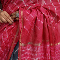 shibori silk saree