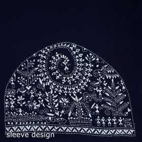Bengal Kantha Hand Embroidered Cotton Blouse Piece 90