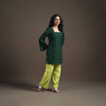 Jacquard Cotton Short Kurta for Women 08