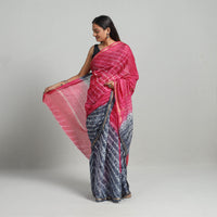 shibori silk saree