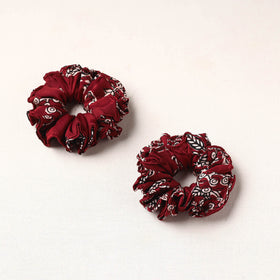 Handmade Fabart Rubber Band/Scrunchies (Set of 2) 26