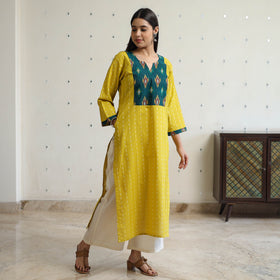 jacquard kurta