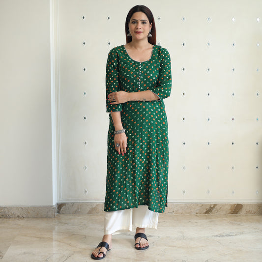 bandhani kurta