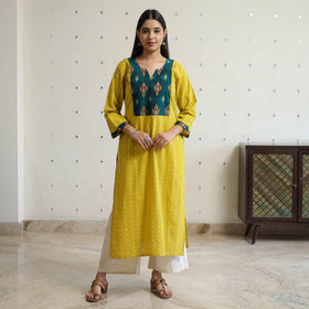 jacquard kurta