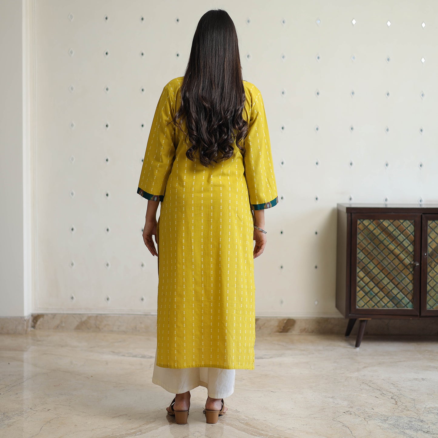 jacquard kurta