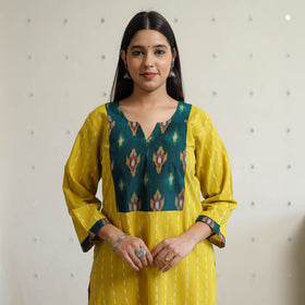 jacquard kurta