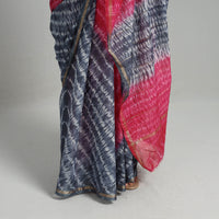 shibori silk saree