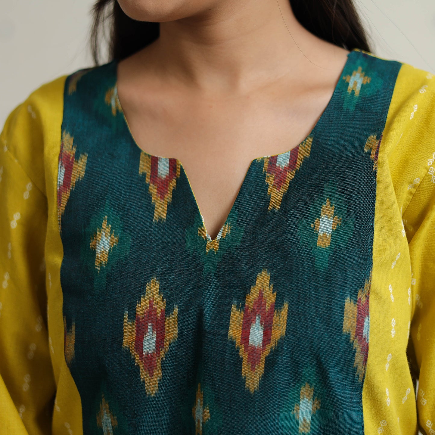 jacquard kurta