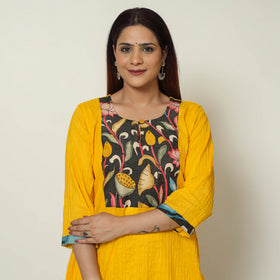 plain patchwork kurta 