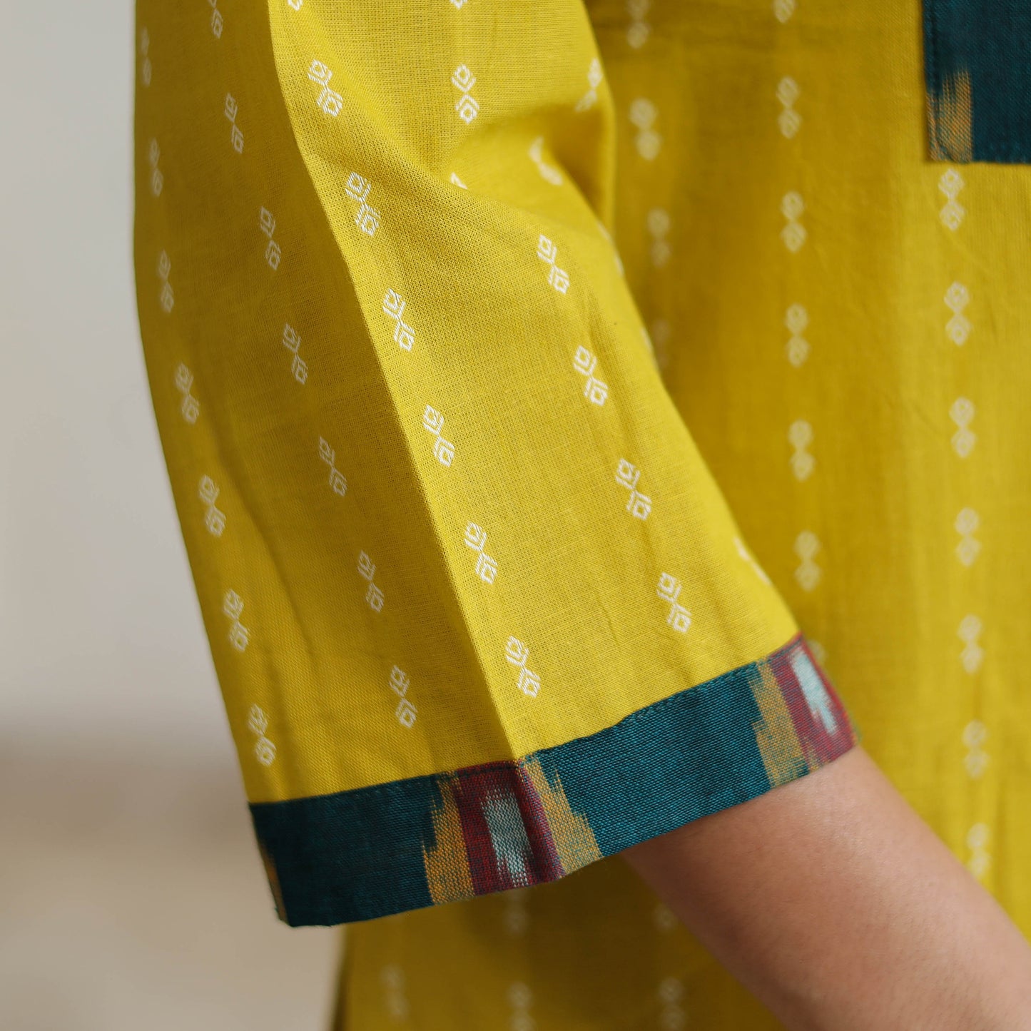 jacquard kurta