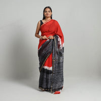 shibori silk saree