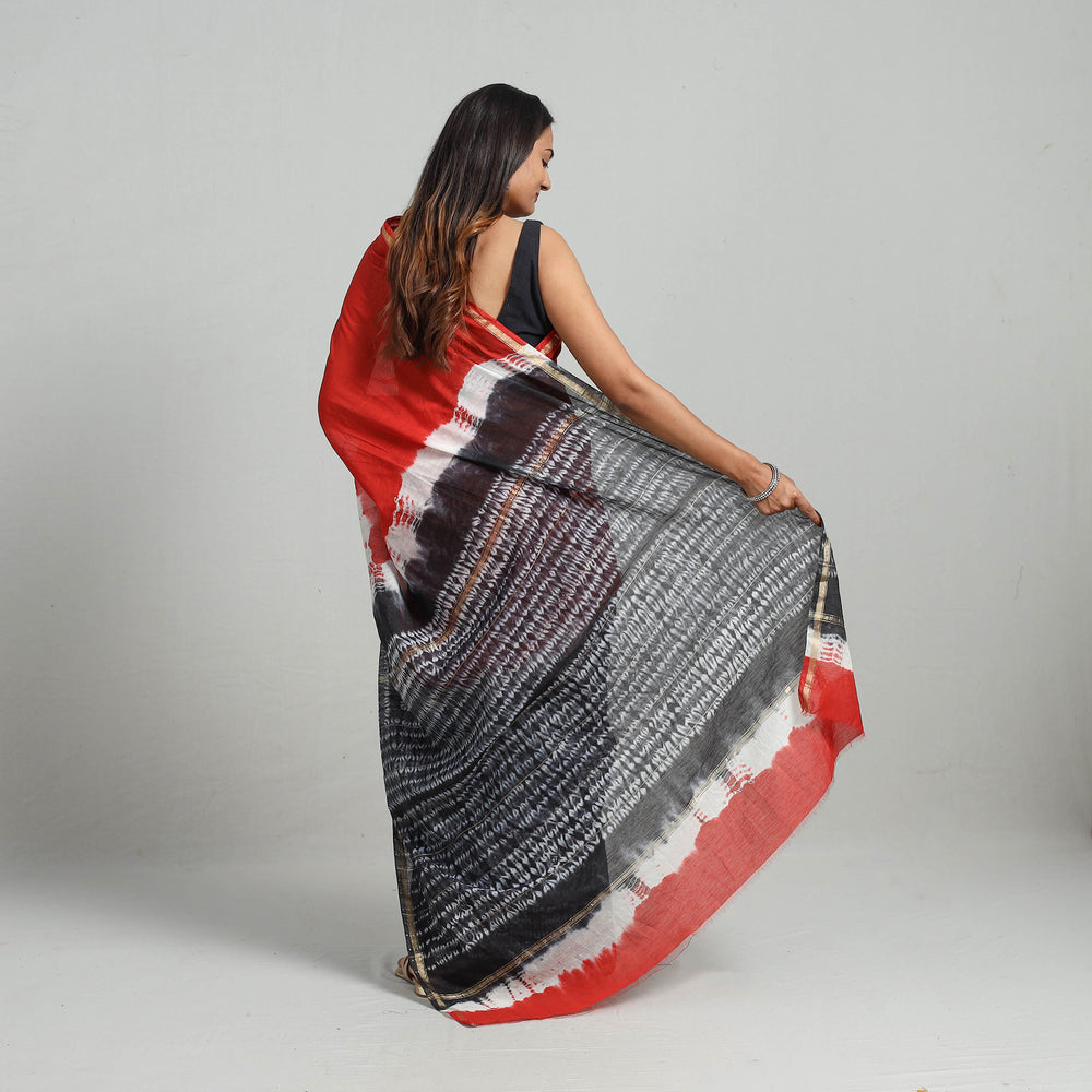 shibori silk saree