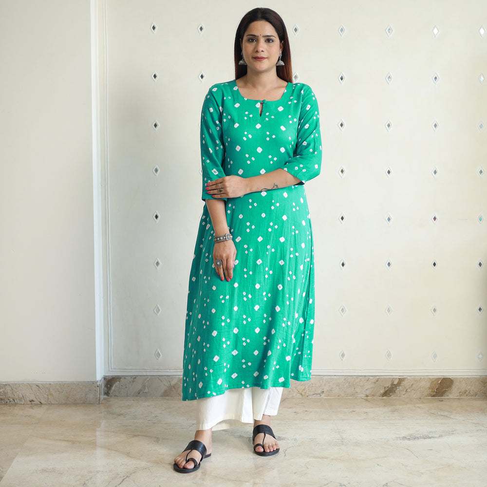 bandhani kurta