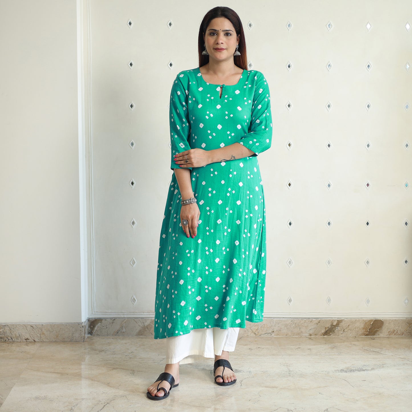 bandhani kurta