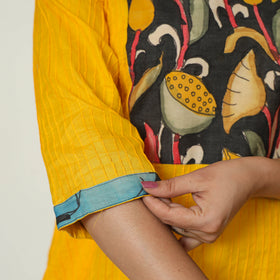 plain patchwork kurta 
