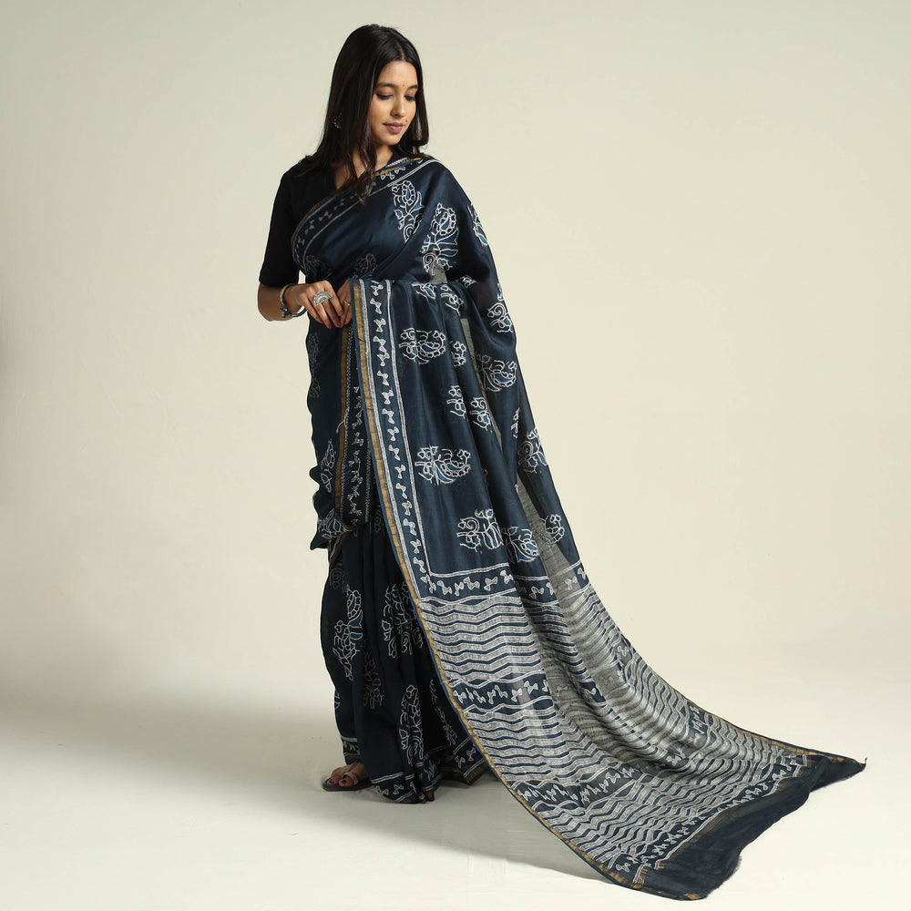 kashidakari embroidery saree