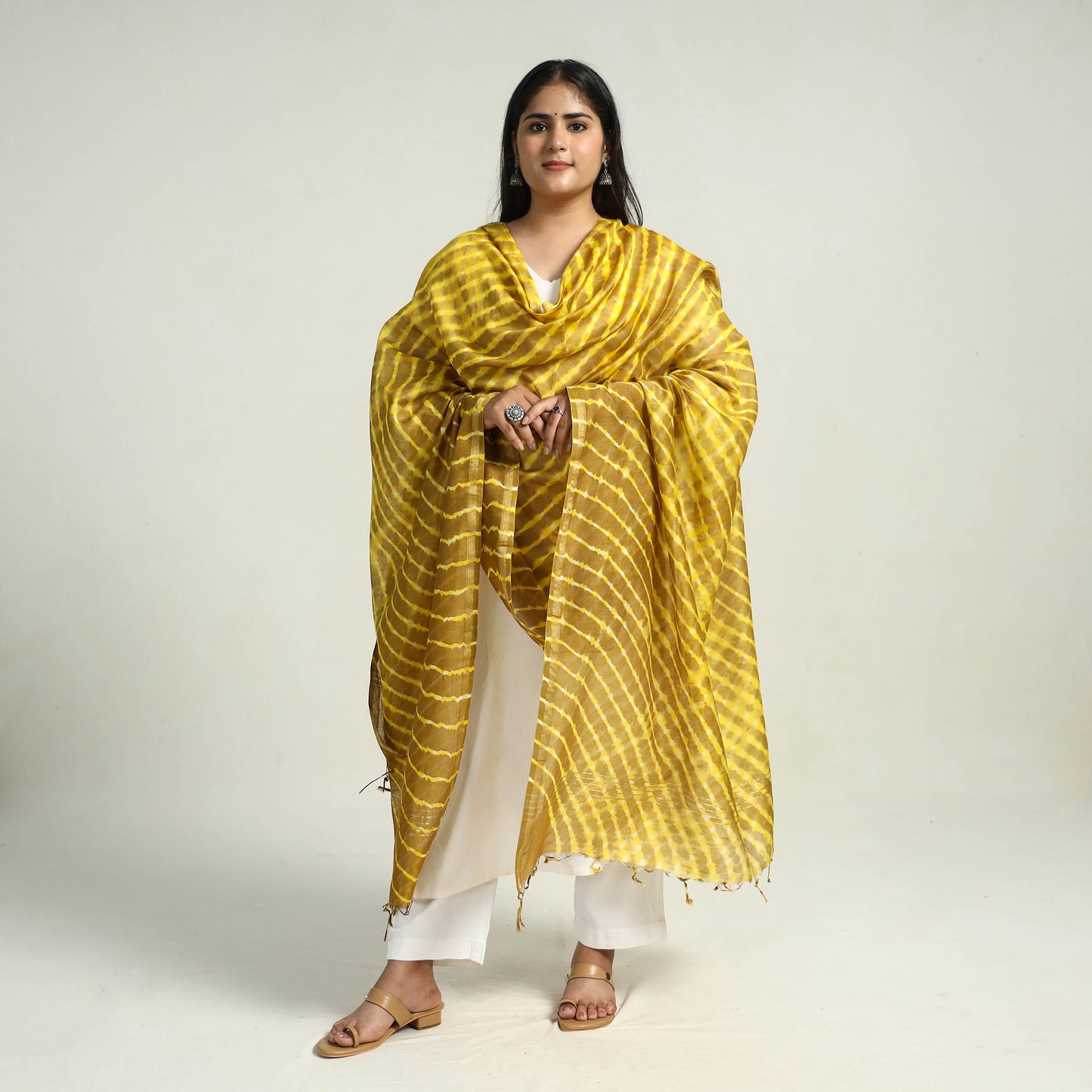 Leheriya Silk Dupatta