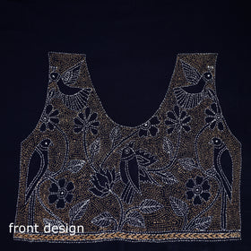 Bengal Kantha Hand Embroidered Cotton Blouse Piece 82