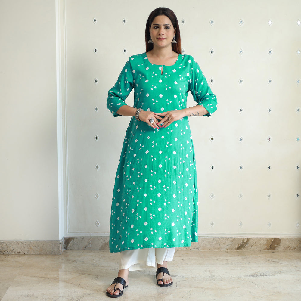 bandhani kurta