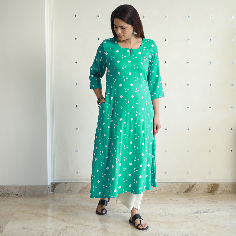 bandhani kurta