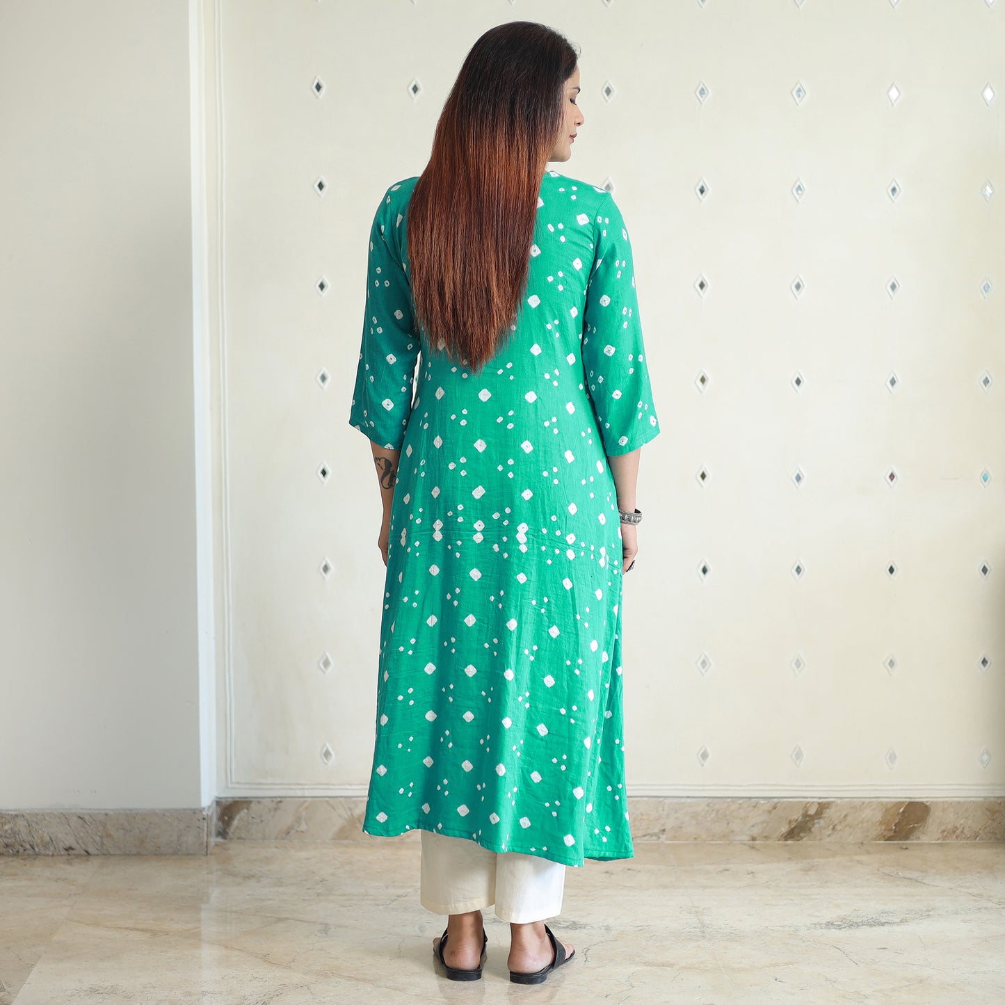 bandhani kurta