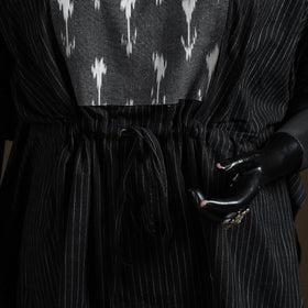 Jacquard Weave Patchwork Cotton Kaftan (Short) 01