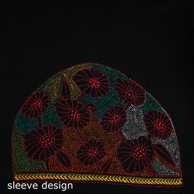 Bengal Kantha Hand Embroidered Cotton Blouse Piece 81