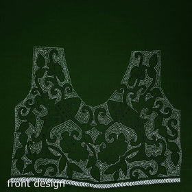 Bengal Kantha Hand Embroidered Cotton Blouse Piece 80