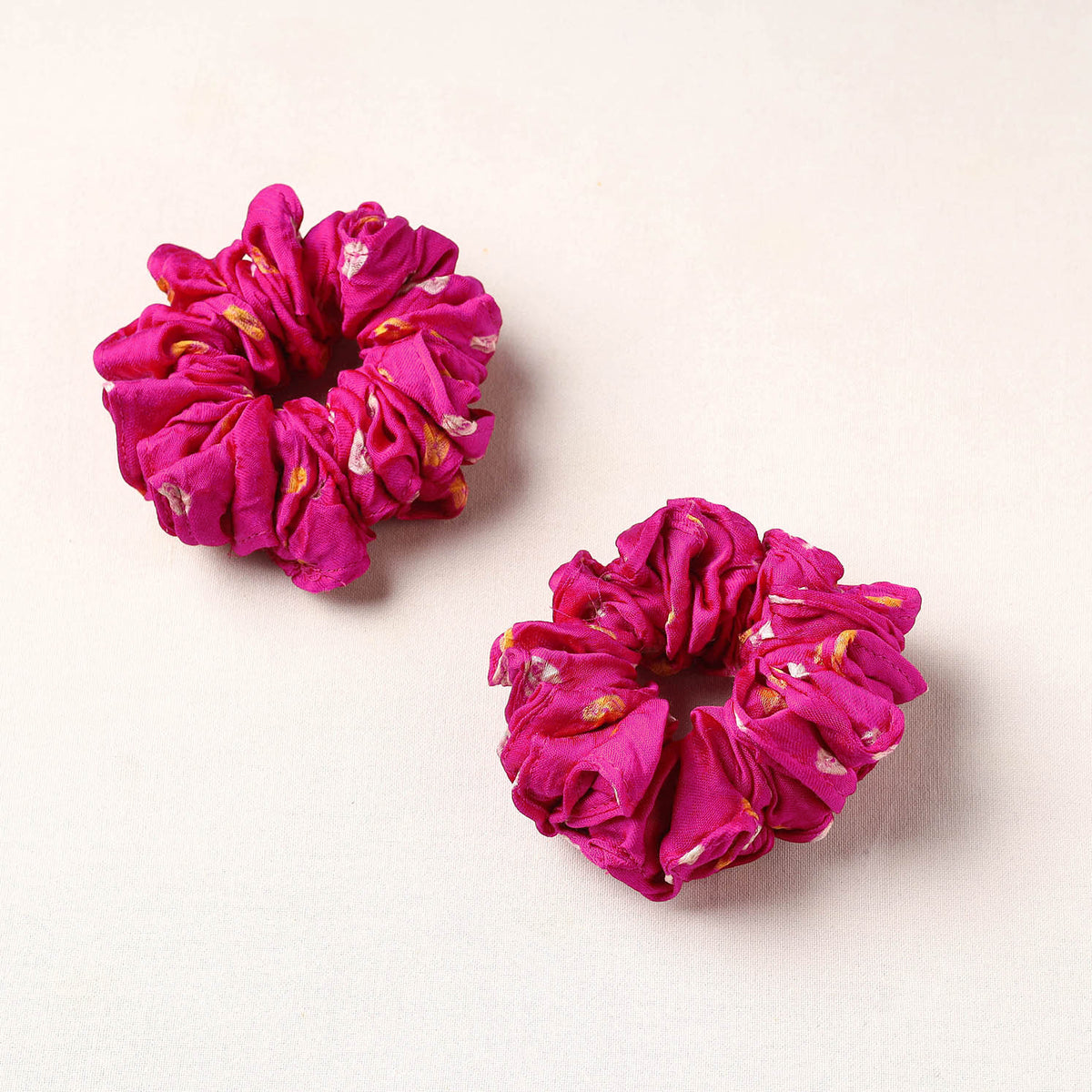 Handmade Fabart Rubber Band/Scrunchies (Set of 2) 37